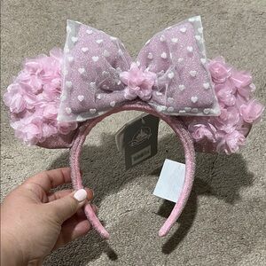 Disney Pink Floral Minnie Mouse Headband